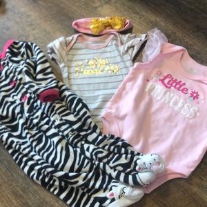 0-3 months baby girl clothes